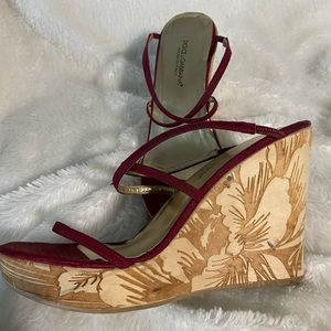 Dolce & Gabbana  platform sandals.